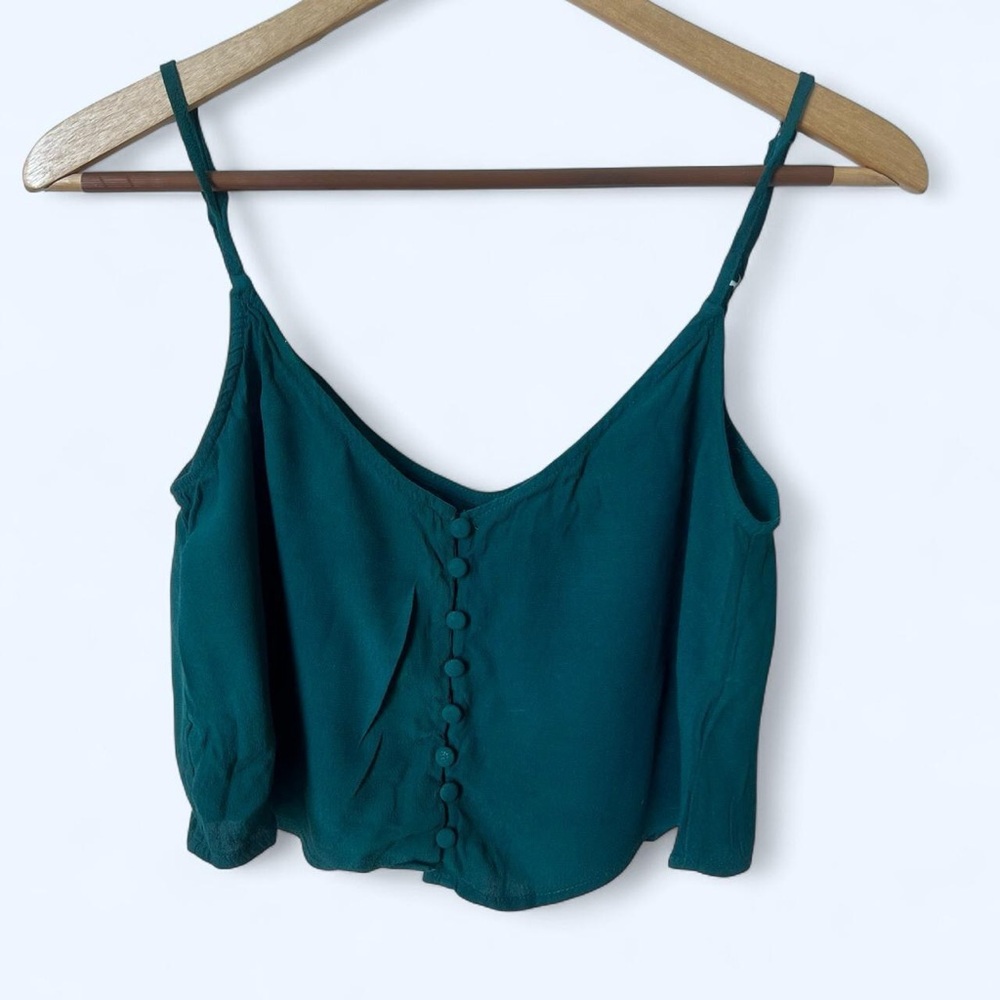 Forever 21 Teal Cropped Cami